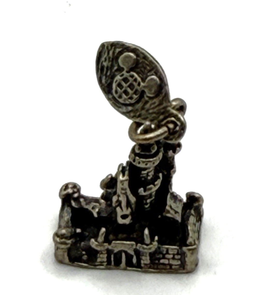 Vintage Disney Sterling Silver Cinderella's Castle Charm 8.2 Grams